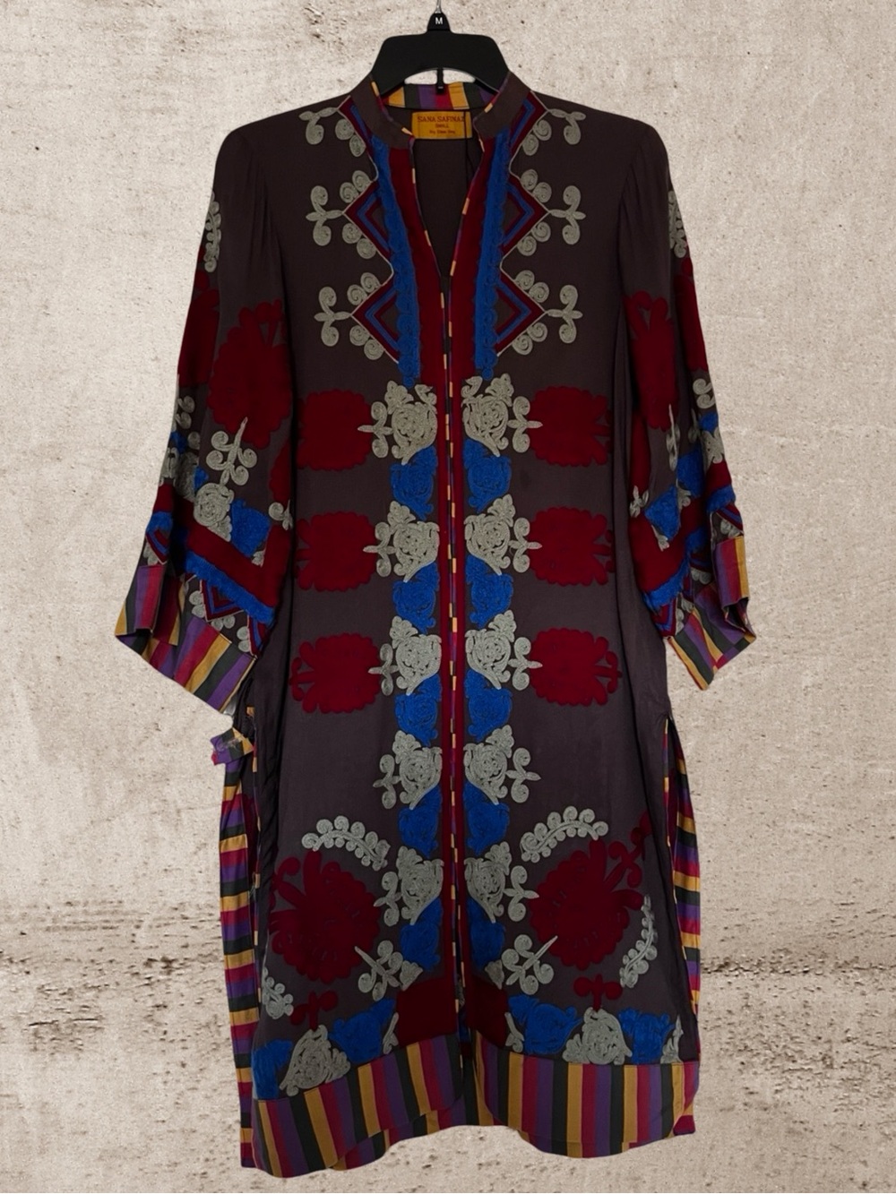 Sana Safinaz Luxury Pret Embroidered Tunic Dress Kaftan Kurti